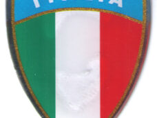 Sticker universeel vlag italie groot 3d per stuk