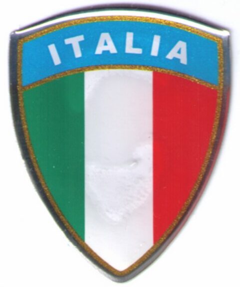 sticker universeel vlag italie groot 3d per stuk