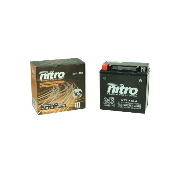 accu nitro ntx14-bs/ytx14-bs sla/gel o.a. MP3 BMW