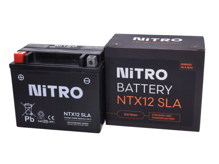 Accu nitro ntx12/ytx12 sla/gel o.a. — geschikt voor Vespa GTS