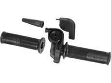 gashendel domino speed haaks set zwart bromfiets