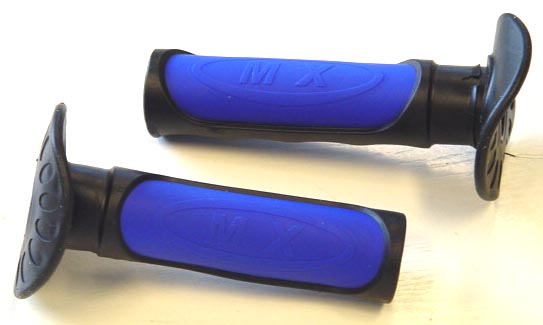 Handvatset DMP model progrip zwart/blauw — geschikt voor Beta