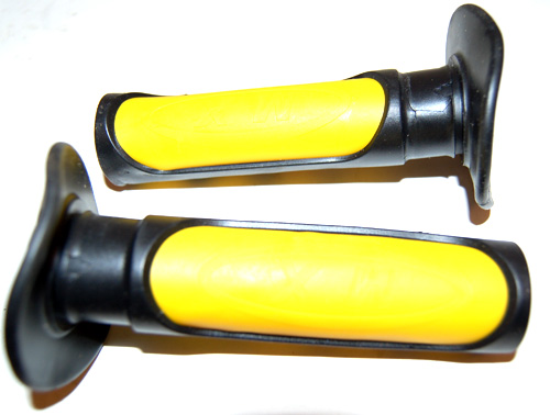 Handvatset DMP model progrip zwart/geel — geschikt voor Beta