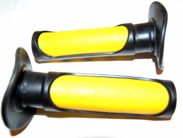 handvatset DMP model progrip zwart/geel beta rr50