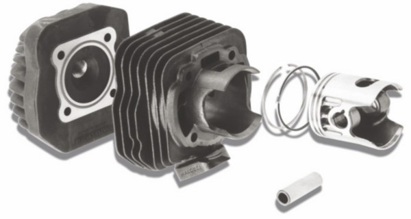 cilinder met kop malossi 70cc 47mm x8r