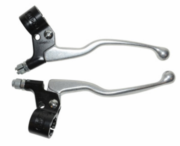 hendel lusito set lang (made in EU) zwart/alu bromfiets