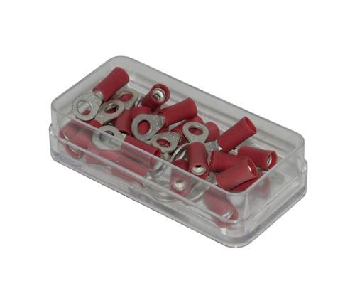 Kabelstekker oog 4mm rood