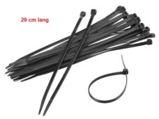 Kabelbinder 29cm zwart