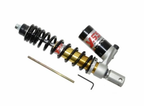 schokbreker yss + gastank g-serie achter 285mm zwart/goud zip 4t