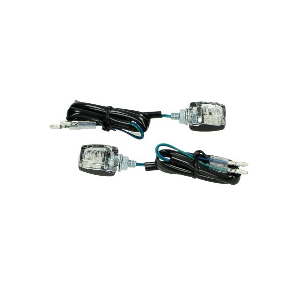 Knipperlichtset DMP LED mini 30mm wit glas E-KEUR univ
