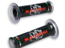 Handvatset Malossi tribal dicht zwart bromfiets