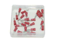 Kabelstekker plat man 2.80mm rood