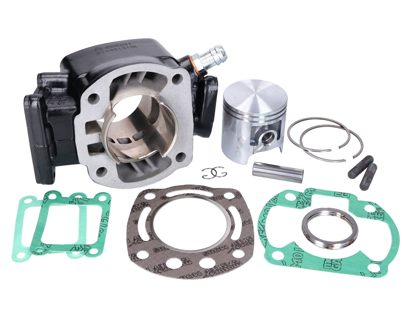 Cilinder Athena Aluminium Nikasil 125cc 55mm Voor Honda Mbx, Mtx80r Lc En Nsr - Afbeelding 4