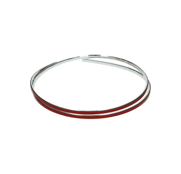 Rand DMP plakstrip chroom (zelfklevend) 1m chroom universeel