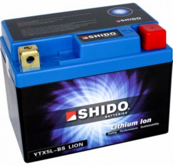 accu shido ytx5l-bs lithium ion ltx5l-bs