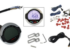 Km tellerset koso compleet universeel volt/tank/trip/klok 64mm