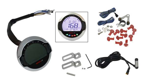 Km tellerset koso compleet universeel volt/tank/trip/klok 64mm