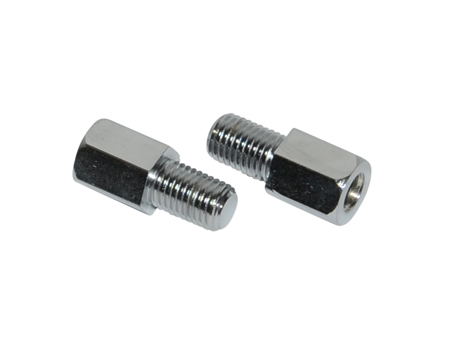 Adapterset DMP spiegel m8-->m10 chroom