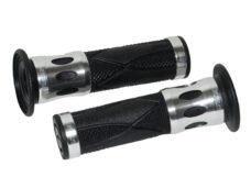 Handvatset progrip racing zwart alu bromfiets