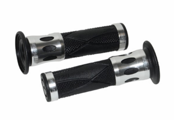 handvatset progrip racing zwart alu bromfiets