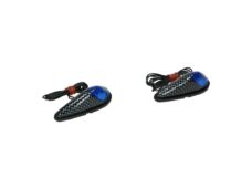 LED verlichting DMP 12v universeel carbon/blauw/wit