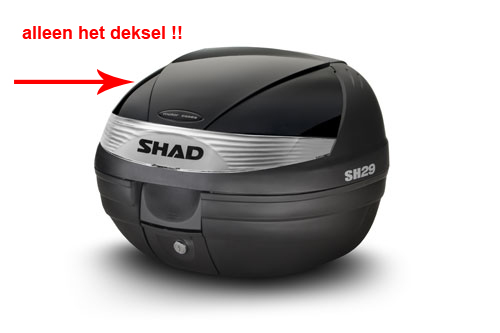 Deksel shad topkoffer sh29 zwart