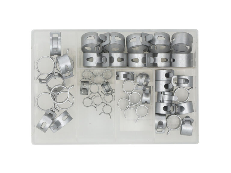 Knijpklem Dmp Benzineslang Assortiment 6 Verschillende Maten 50pcs