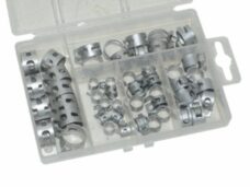 knijpklem DMP benzineslang assortiment 6 verschillende maten 50pcs