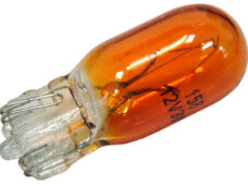 Lamp 12V 3W insteek t10 wedge oranje