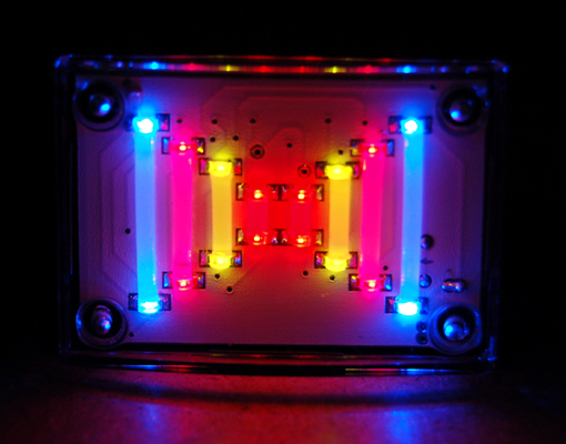 Lamp 12V koso LED magic lights achterlicht + remlicht ba15 multi-color