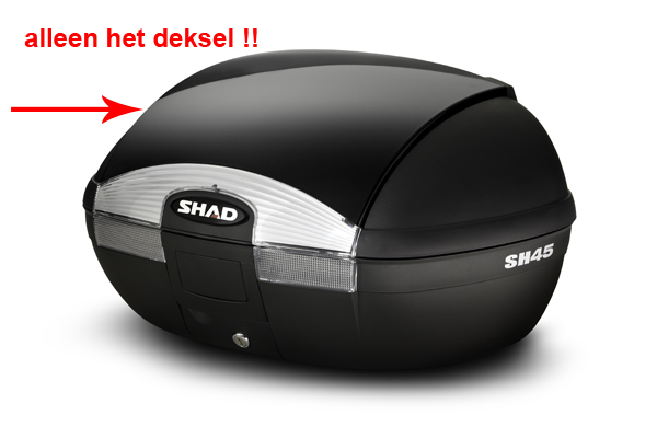 Deksel shad topkoffer sh45 zwart metallic