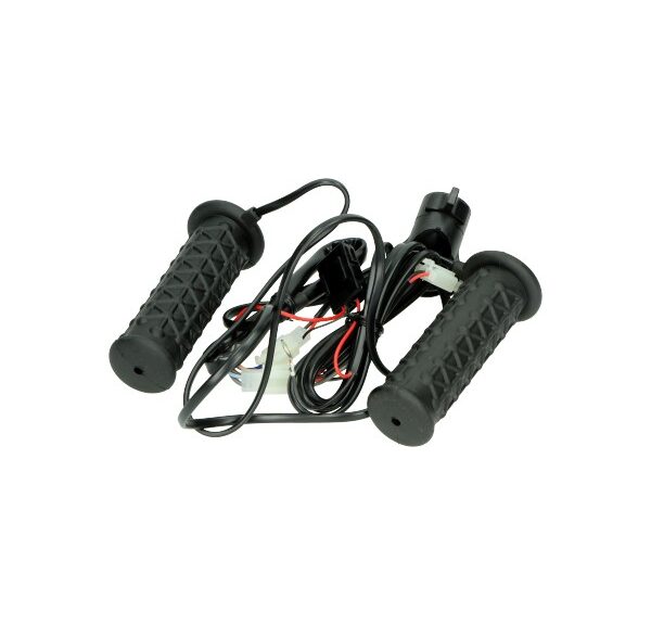 Handvatset + verwarming scooter mod. Daytona 22mm zwart universeel