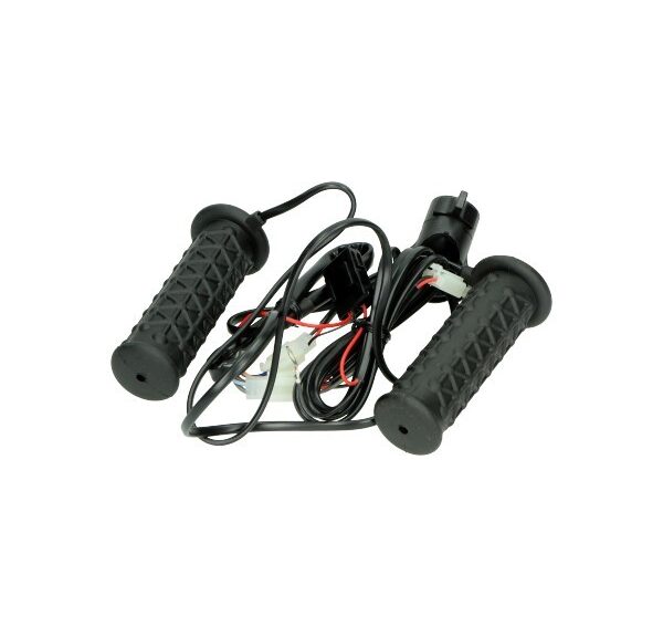handvatset + verwarming scooter mod. Daytona 22mm zwart universeel