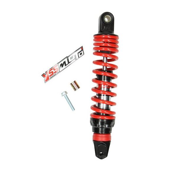 schokbreker yss hybrid DTG 280mm rood/zwart minarelli