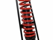 schokbreker yss hybrid DTG 330mm zwart/rood sco china 4t