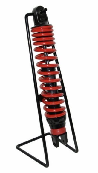 schokbreker yss hybrid DTG 330mm zwart/rood sco china 4t