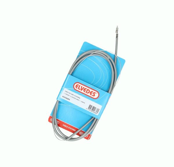 Gaskabel elvedes lang binnen+buiten 1.80/2.00m grijs