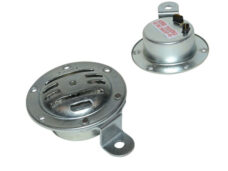 Claxon 6v wissel AC 74mm aluminium — geschikt voor Tomos