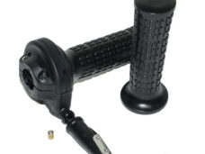 Gashendel Domino speed set ghepard zwart bromfiets