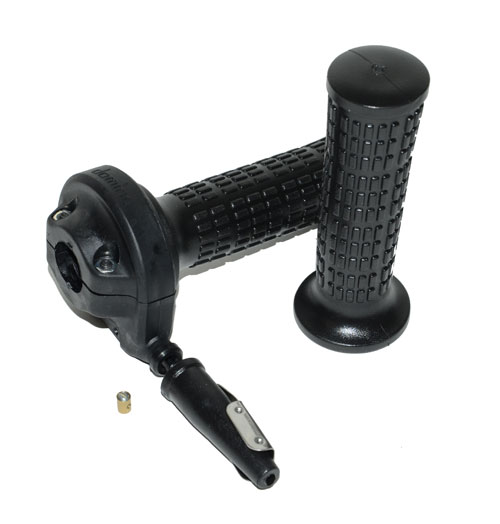 Gashendel Domino speed set ghepard zwart bromfiets