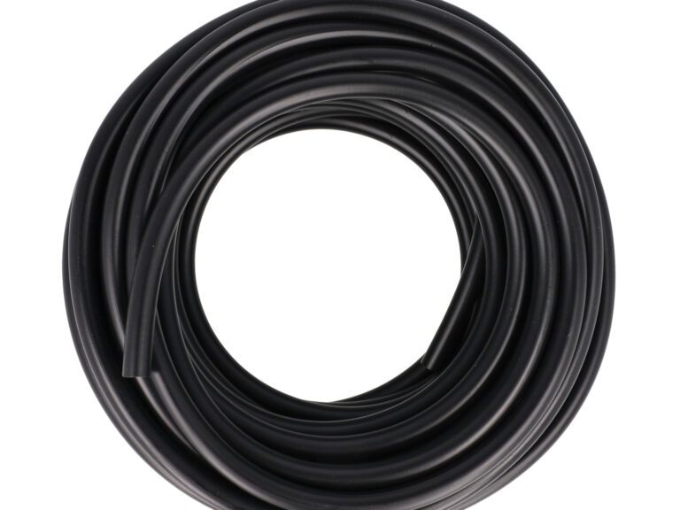 Benzineslang Rubber Vacuum 4x7mm Zwart Per Rol 10m