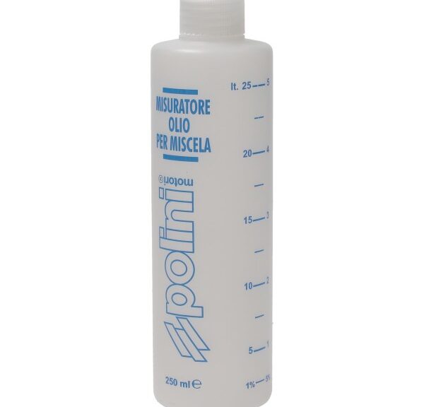 maatbeker polini 2t mengolie 250ml 121.500