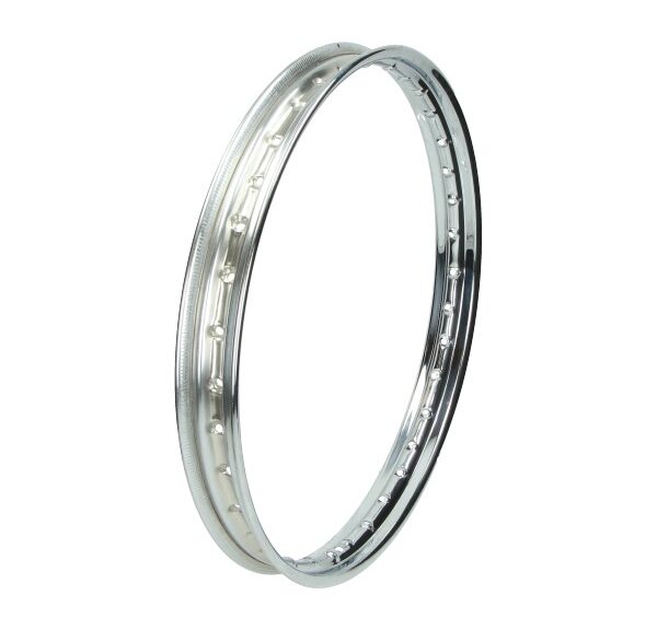 Velg spaak 1.20x17inch chroom — geschikt voor Puch
