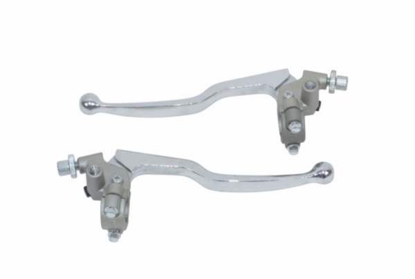 hendel set rem / koppeling 2 delig aluminium bromfiets