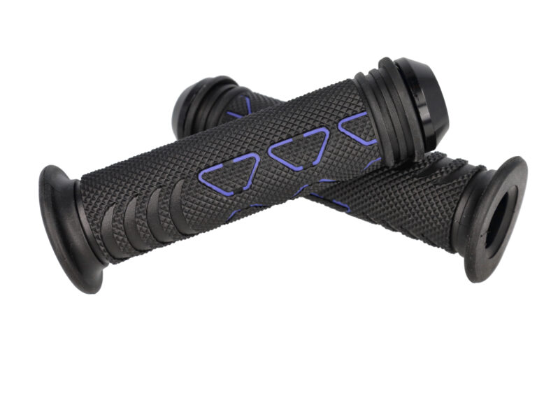 Handvatset Dmp Universeel Zip/sprint Style + Bar End Zwart/blauw