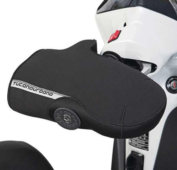 Handmofset Tucano neoprene met stuurbalans zwart bromfiets
