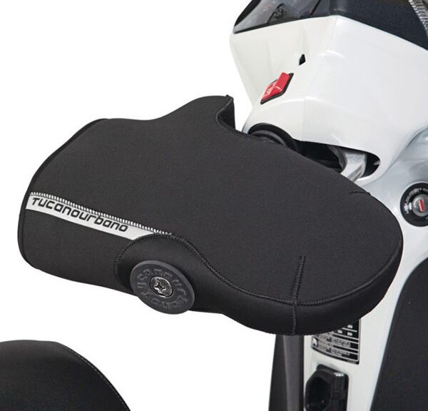 handmofset tucano neoprene met stuurbalans zwart bromfiets