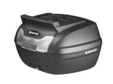 topkoffer shad + montageplaat cargo met toprek SH40 40L zwart