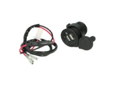 Aansluiting 12v dubbel USB opladen telefoon/mobiel prof. inbouw Minicar