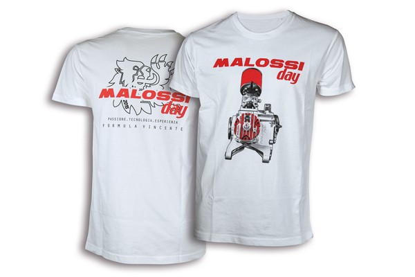 t-shirt malossi L wit 4114514.50